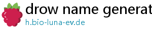 drow name generator