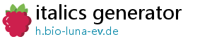 italics generator